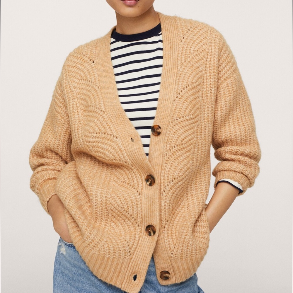 Mango oversized cardigan - Picture 7 of 7